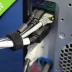 Faithfull Hook &amp; Loop Cable Ties (10) 12.5 x 150mm additional 8