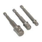 Sealey AK4929 Socket Adaptor Set 3pc Power Tool additional 1