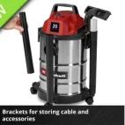 Einhell TC-VC 2045 S Wet/Dry Vacuum Cleaner 20 litre 900W 240V additional 6