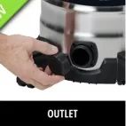 Einhell TC-VC 3055 S Wet/Dry Vacuum Cleaner 30 litre 950W 240V additional 6