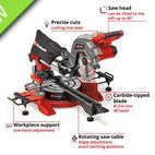 Einhell TE-SM 36/8 L Li-Solo Sliding Mitre Saw 36V Bare Unit additional 3
