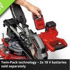Einhell TE-SM 36/8 L Li-Solo Sliding Mitre Saw 36V Bare Unit additional 4