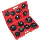 Sealey VS7003 Oil Filter Cap Wrench Set 15pc additional 1