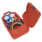 Sealey VSAC002 Air Conditioning System Manifold with Sight Glass additional 2