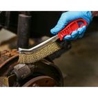 Sealey WB05/R Wire Brush Brassed Steel Plastic Handle additional 3