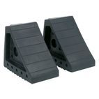 Sealey WC01 Rubber Wheel Chocks 1.8kg - Pair additional 1