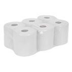 Sealey WHT150 Paper Roll White 2-Ply Embossed 150m Pack of 6 additional 3