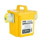 Defender 1.5kVA Transformer 2x 16A 110V Outlets 110V additional 7