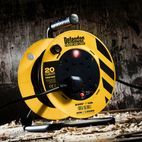 Defender 1.25mm 20M Light Industrial Cable Reel 240V additional 5