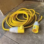 Defender 10M Extension Lead - 16A 2.5mm Cable - Yellow 110V additional 7