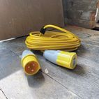 Defender 14M Extension Lead - 16A 1.5mm Cable - Yellow 110V additional 8