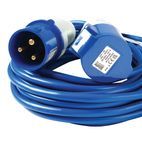Defender 14M Extension Lead - 32A 2.5mm Cable - Blue 240V additional 5