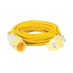 Defender 14M Extension Lead - 32A 4mm Cable - Yellow 110V additional 6