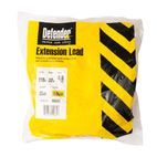 Defender 25M Extension Lead - 32A 4mm Cable - Yellow 110V additional 6