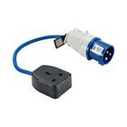 Defender 16-13A Fly Lead - 16A (Plug) > 13A (Socket) 240V additional 5