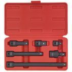 Sealey AK5514 Impact Adaptor &amp; Extension Bar Set 6pc 1/2"Sq Drive additional 6