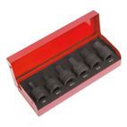 Sealey AK5608 Impact Spline Socket Bit Set 6pc 1/2"Sq Drive additional 1