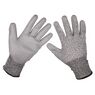 Sealey Anti-Cut PU Gloves (Cut Level C ) - Pair additional 1