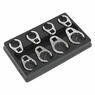 Sealey AK5981 Crow's Foot Spanner Set 8pc 1/2"Sq Drive Metric additional 2