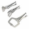 Sealey AK67 'C' Clamp & Welding Clamp Set 3pc additional 1
