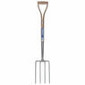 Draper 14301 Carbon Steel Garden Fork with Ash Handle additional 1