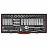 Sealey AK692 Socket Set 45pc 3/8"Sq Drive 6pt WallDrive&reg; - Metric/Imperial additional 3