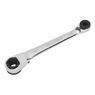 Sealey AK6968 Ratchet Spanner Reversible 1/4"Hex x 10mm Hex additional 2