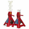 Sealey AAS3000 Axle Stands (Pair) 3tonne Capacity per Stand Auto Rise Ratchet additional 8
