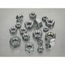 Sealey AB029SN Steel Nut Assortment 320pc 1/4"-1/2"UNF DIN 934 additional 2