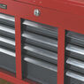 Sealey AP2201BB Topchest 6 Drawer with Ball Bearing Slides - Red/Grey additional 3