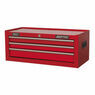 Sealey AP223 Mid-Box 3 Drawer with Ball Bearing Slides - Red additional 2