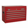 Sealey AP225 Topchest 5 Drawer with Ball Bearing Slides - Red additional 2