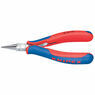 Draper 27700 Knipex 35 32 115 Electronics Pointed-Round Jaw Pliers (115mm) additional 1