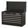Sealey AP225B Topchest 5 Drawer with Ball Bearing Slides - Black additional 3