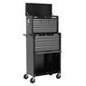 Sealey AP2513B Topchest & Rollcab Combination 13 Drawer with Ball Bearing Slides - Black/Grey additional 1