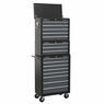 Sealey AP35STACK Tool Chest Combination 16 Drawer with Ball Bearing Slides - Black/Grey additional 2
