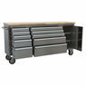 Sealey AP7210SS Mobile Stainless Steel Tool Cabinet 10 Drawer & Cupboard additional 6