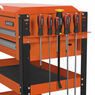 Sealey AP760MO Heavy-Duty Mobile Tool & Parts Trolley 2 Drawers & Lockable Top - Orange additional 7