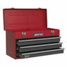 Sealey AP9243BB Tool Chest 3 Drawer Portable with Ball Bearing Slides - Red/Grey additional 6