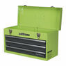 Sealey AP9243BBHV Tool Chest 3 Drawer Portable with Ball Bearing Slides - Hi-Vis Green/Grey additional 10