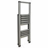 Sealey APSL2 Aluminium Professional Folding Step Ladder 2-Step 150kg Capacity additional 2
