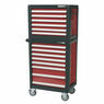 Sealey APTTC02 Topchest & Rollcab Combination 14 Drawer with Ball Bearing Slides & 1233pc Tool Kit additional 2