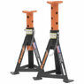 Sealey AS3O Axle Stands (Pair) 3tonne Capacity per Stand Orange additional 1