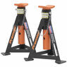 Sealey AS3O Axle Stands (Pair) 3tonne Capacity per Stand Orange additional 2