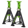 Sealey AS6G Axle Stands (Pair) 6tonne Capacity per Stand - Green additional 3