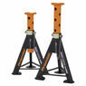 Sealey AS6O Axle Stands (Pair) 6tonne Capacity per Stand - Orange additional 4