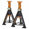 Sealey AS6O Axle Stands (Pair) 6tonne Capacity per Stand - Orange additional 3