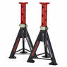 Sealey AS6R Axle Stands (Pair) 6tonne Capacity per Stand - Red additional 2