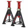 Sealey AS6R Axle Stands (Pair) 6tonne Capacity per Stand - Red additional 4