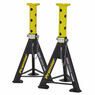 Sealey AS6Y Axle Stands (Pair) 6tonne Capacity per Stand - Yellow additional 2